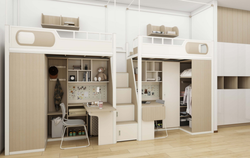 Multi-Functional Student Dormitory Bed for College & Staff Accommodation