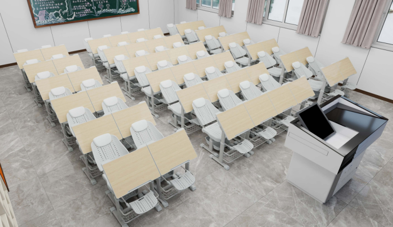 Adjustable School Furniture with Integrated Storage for K-12 & Higher Education
