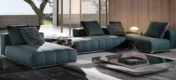 Italian Minimalist Modular Sectional Sofa